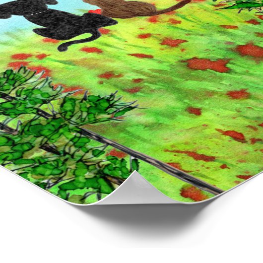 Troostposter voor het verlies van een huisdier poster (Hoek)