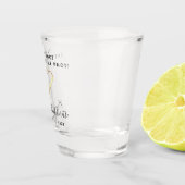 Troostprijs voor vrijgezellenfeest shot glas (Rechts)