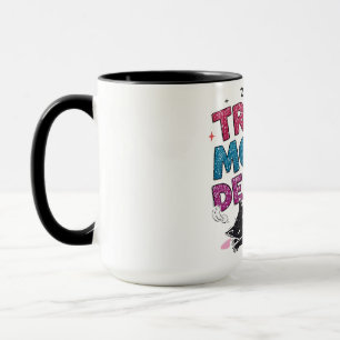 Trop de Monde Dehors – Zwarte Kat Koffie Mok