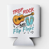 Trop Rock en Teenslippers Blikjeskoeler (Achterkant)