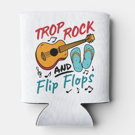 Trop Rock en Teenslippers Blikjeskoeler (Achterkant)