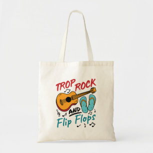 Trop Rock en Teenslippers Tote Bag