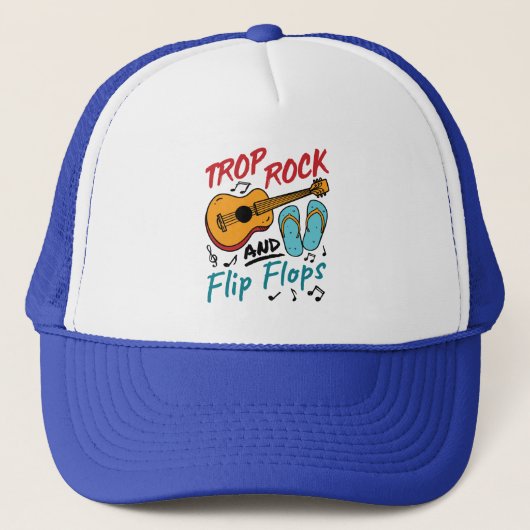 Trop Rock en Teenslippers Trucker Pet (Voorkant)