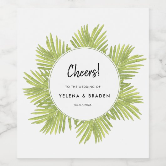 Trop Wijn Etiket (Enkel label)