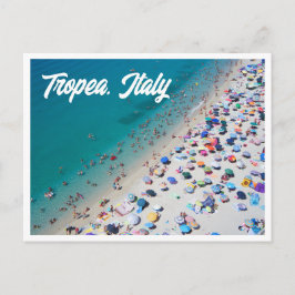 Tropea Italië Luchtstrand Foto Briefkaart