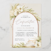  tropen | Bevestiging Folie Uitnodiging (Voorkant)