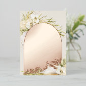  tropen folie uitnodiging (Staand Voorkant)