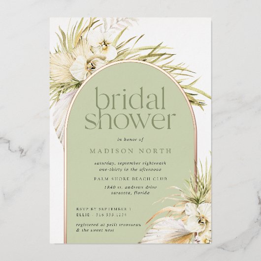  tropen | Uitnodiging tot Folie van de Vrijgezelle (Voorkant)