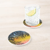 tropen, zomer zandsteen onderzetter (Zijkant)