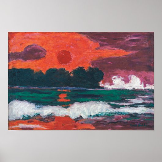 Tropensonne | Emil Nolde | Poster (Voorkant)