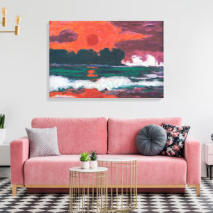 Tropensonne   Emil Nolde   Uitgerekte canvasdruk Canvas Afdruk