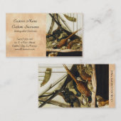 Trophies van de Hunt, 1862 Claude Monet Visitekaartje (Voorkant / Achterkant)