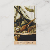 Trophies van de Hunt, 1862 Claude Monet Visitekaartje (Achterkant)