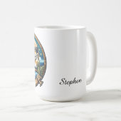 Trophy Bass Leaping For Dinner Koffiemok (Voorkant rechts)