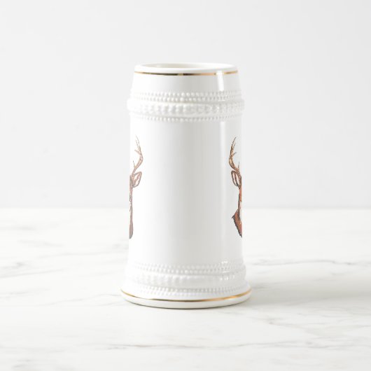 Trophy Buck Rack Mount Bierpul (Center)