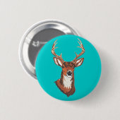 Trophy Buck Rack Mount Ronde Button 5,7 Cm (Voorkant /achterkant)