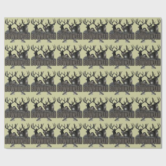 Trophy Bucks Bowhunter Cadeaupapier (Vlak)