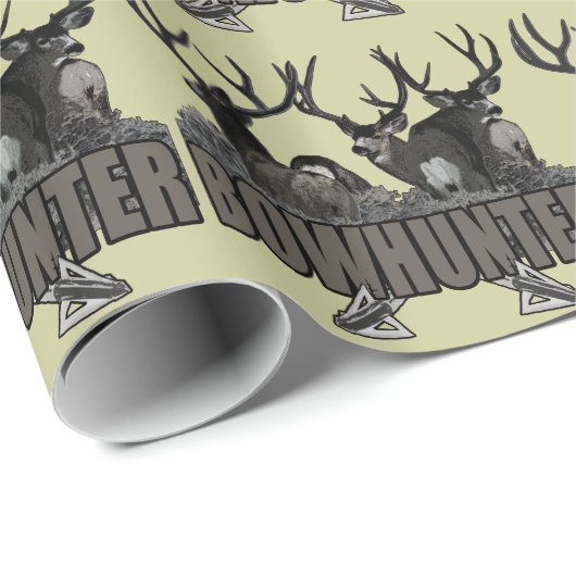 Trophy Bucks Bowhunter Cadeaupapier (Rol Hoek)