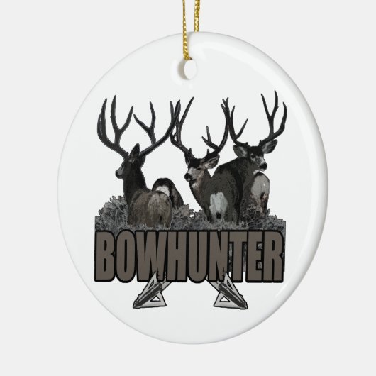 Trophy Bucks Bowhunter Keramisch Ornament (Links)