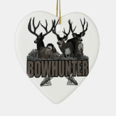 Trophy Bucks Bowhunter Keramisch Ornament (Rechts)