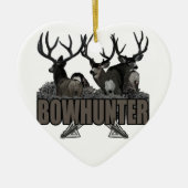 Trophy Bucks Bowhunter Keramisch Ornament (Voorkant)