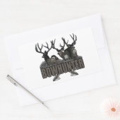 Trophy Bucks Bowhunter Rechthoekige Sticker (Envelop)