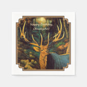 Trophy Bull Elk in Autumn Servetten (Voorkant)