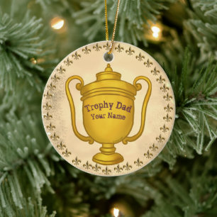 Trophy Dad Keramisch Ornament