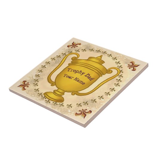 Trophy Dad Tegeltje (Zijkant)