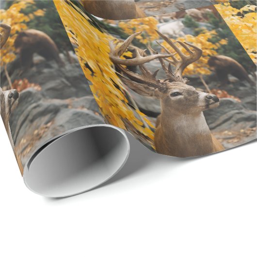 Trophy Deer Cadeaupapier (Rol Hoek)