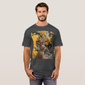 Trophy Deer Ceramic Tile T-shirt (Voorkant volledig)