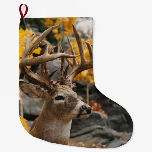 Trophy Deer Grote Kerstsok (Voorkant)