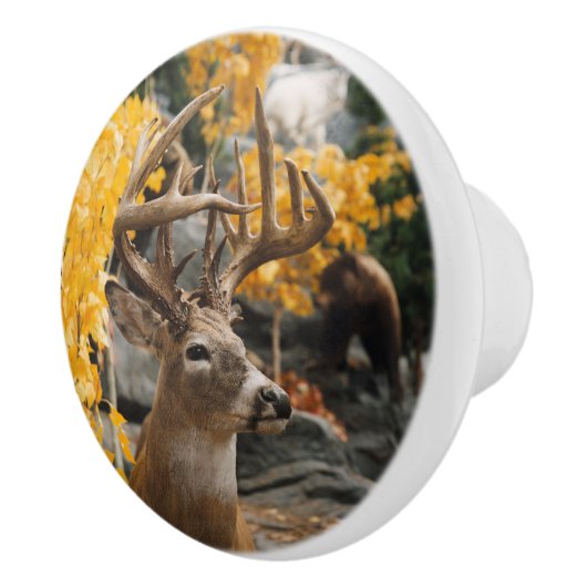 Trophy Deer Keramische Knop (Rechts)