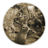Trophy Deer Keramische Knop (Voorkant)