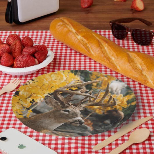 Trophy Deer Papieren Bordje (Picknick)