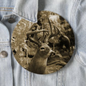 Trophy Deer Ronde Button 6,0 Cm (In situ)