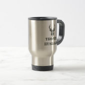 Trophy-echtgenoot Fun mannen jacht cadeau Reisbeker (Voorkant rechts)