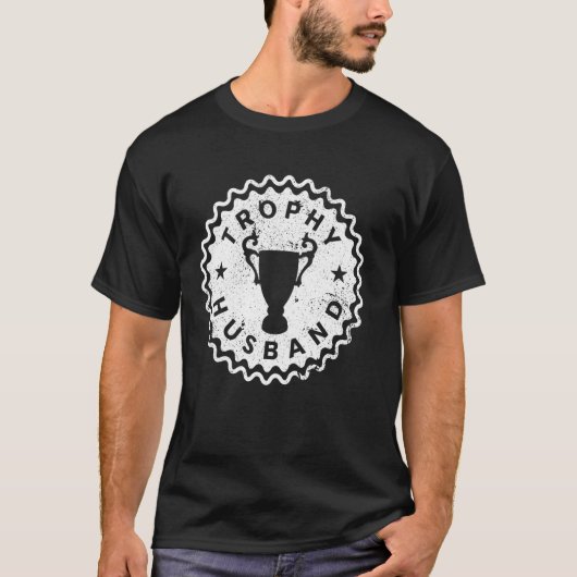Trophy-echtgenoot - Grappige Bruidegom Echtgenoot  T-shirt (Voorkant)