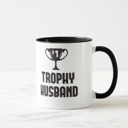 Trophy echtgenoot grappige bruiloft & verjaardagsc mok (Rechts)