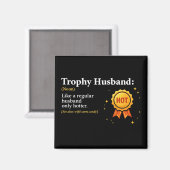 Trophy Echtgenoot Grootste Echtgenoot Aller Tijden Magneet (Voorkant / Achterkant)