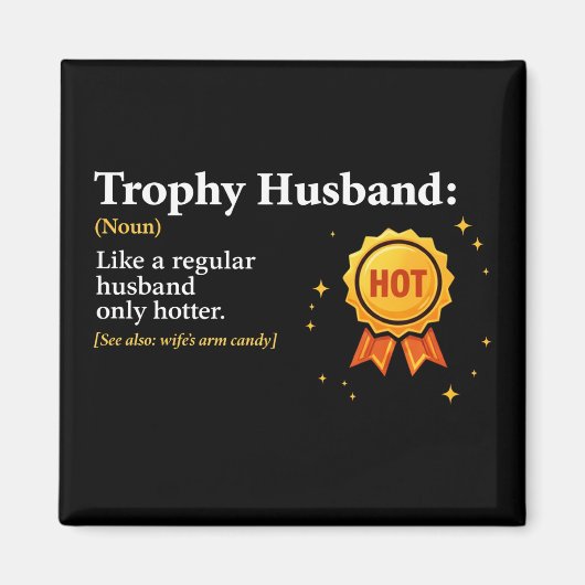 Trophy Echtgenoot Grootste Echtgenoot Aller Tijden Magneet (Voorkant)