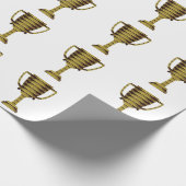 TROPHY GOLD: Zakelijk succes, concurrentie, sport Cadeaupapier (Hoek)