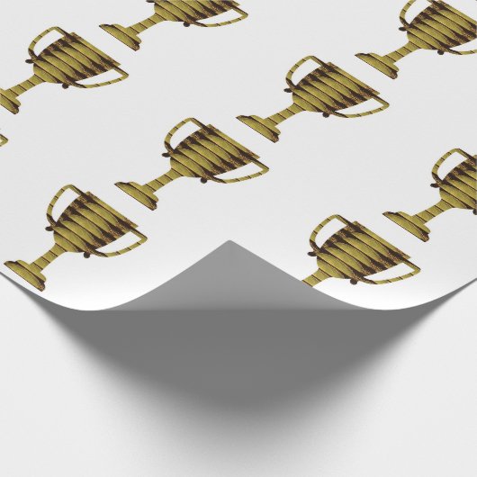 TROPHY GOLD: Zakelijk succes, concurrentie, sport Cadeaupapier (Hoek)