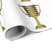 TROPHY GOLD: Zakelijk succes, concurrentie, sport Cadeaupapier (Rol Hoek)