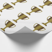 TROPHY GOLD: Zakelijk succes, concurrentie, sport Cadeaupapier (Hoek)