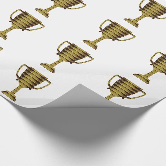 TROPHY GOLD: Zakelijk succes, concurrentie, sport Cadeaupapier (Hoek)
