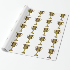 TROPHY GOLD: Zakelijk succes, concurrentie, sport Cadeaupapier