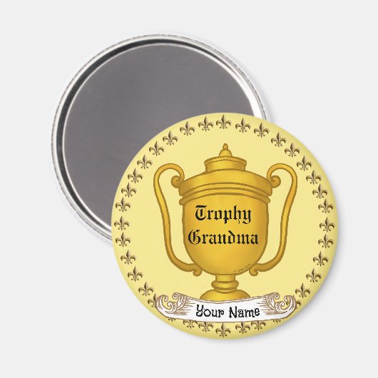 Trophy Grandma Magneet (Voorkant / Achterkant)