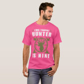 Trophy Hunter is 9 jaar oud 9e verjaardag T-shirt (Voorkant volledig)
