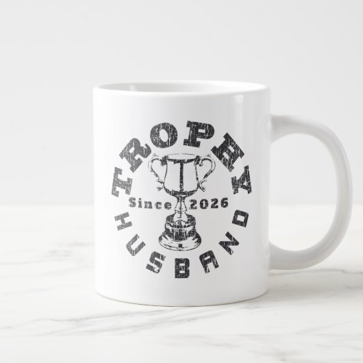 Trophy Husband 2026 Mug Grote Koffiekop (Rechts)